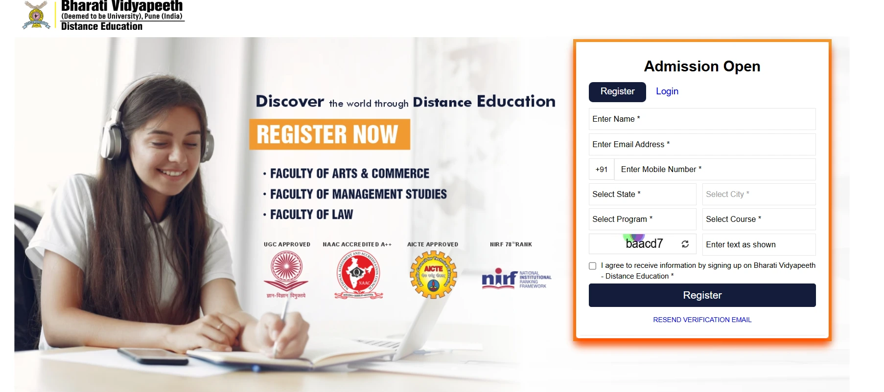 Bharati Vidyapeeth Distance Education