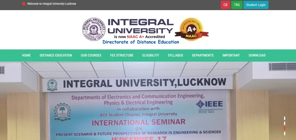 Integral University Distance MBA