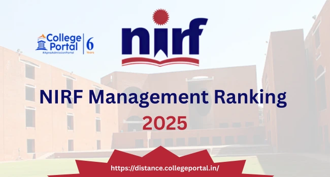 NIRF Management Ranking 2025: Top 100 College, PDF, MBA & BBA